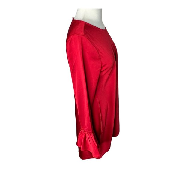 J.Crew Womens $138 Winter Garden Dress Ruby Red Size 6 BN152 - Picture 6 of 8